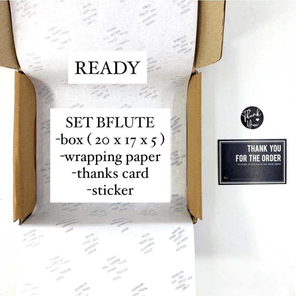 

SET DUS ( BOX + WRAPPING PAPER + STICKER + THANKS CARD )