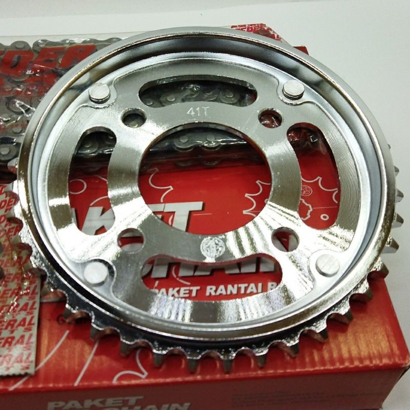 gir set CB150 Verza / Federal FP-412P0-K18-220C Gear Paket Verza Gear Depan 14T Gear Belakang 41T Ra