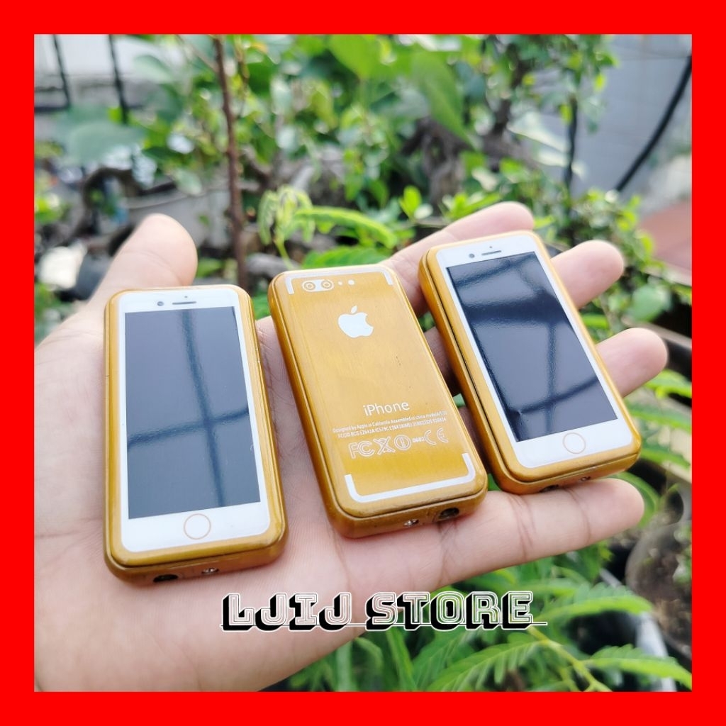 Korek api gas miniatur Hp iPhone Unik