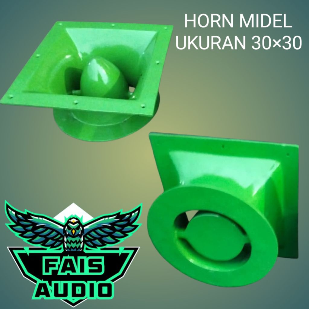 Horn MIDEL 10 inch ukuran 30×30, horn midel model rudal