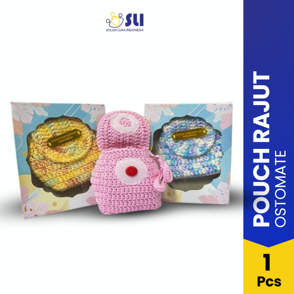 Pouch Rajut Ostomate - Pouch Rajut Mini