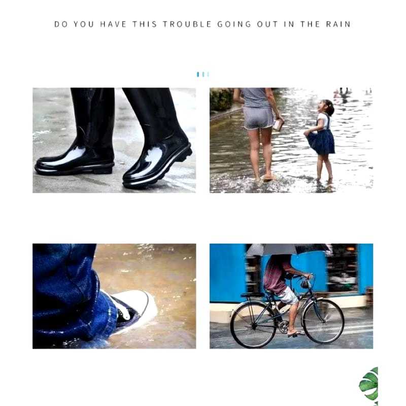 Jas Hujan Sepatu Cover Shoes Rain Cover Tahan Air Panjang size Universal (TG)