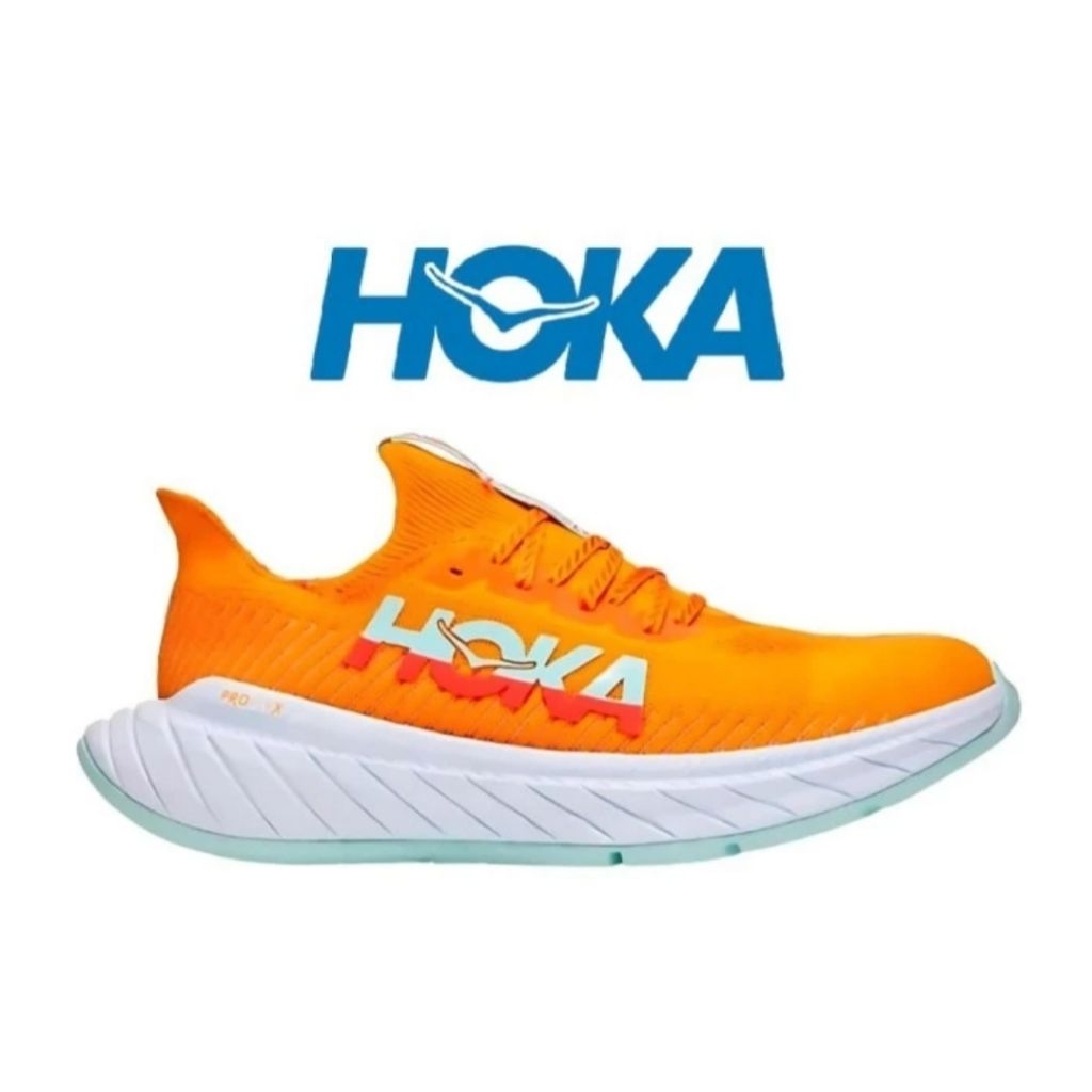 SEPATU HOKA CARBON X3 ORANGE
