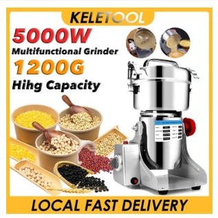 DVN Giling Tepung Beras Giling Grinder Listrik Penggiling Tepung Mesin Giling Bumbu Rempah Menggilin