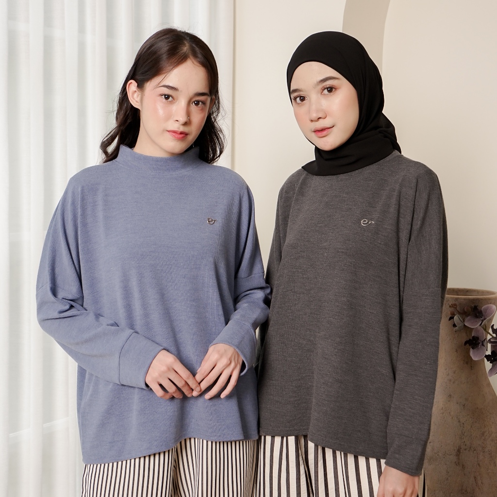 Ederra Aina Top / Atasan Wanita / Knit Wanita Polos