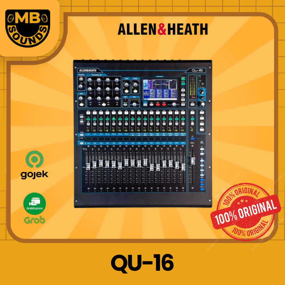 Allen & / and Heath QU-16 / QU16 / QU 16 Mixer Audio Digital ORIGINAL