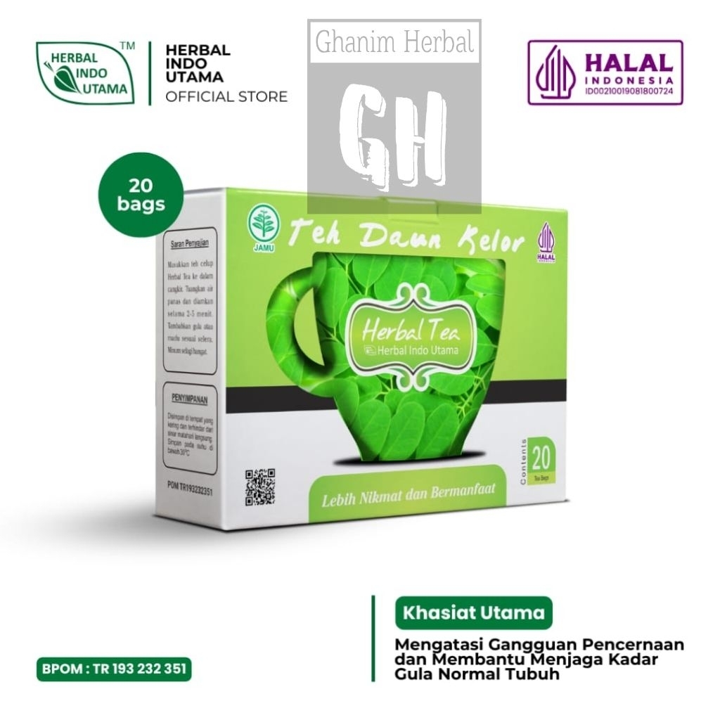 

Teh DAUN KELOR | Teh herbal Original BPOM | Meningkatkan imun,metabolosme,menjaga kesehatan kulit,tingkatkan fungsi normal hati,ginjal,atasi gangguan pencernaan,antioksidan,tingkatkan sirkulasi darah,menjaga kadar gula,atasi peradangan