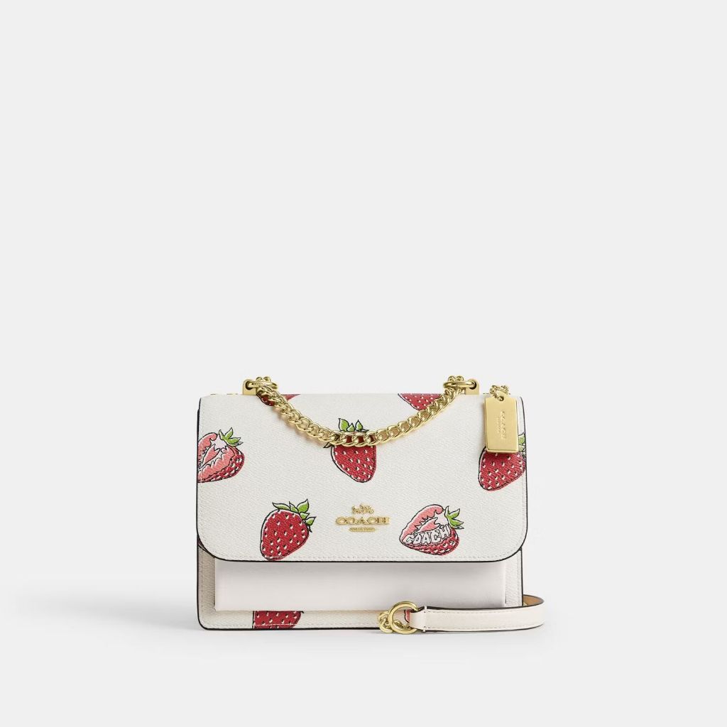 Coach Klare Crossbody With Strawberry Print - Tas Selempang Wanita
