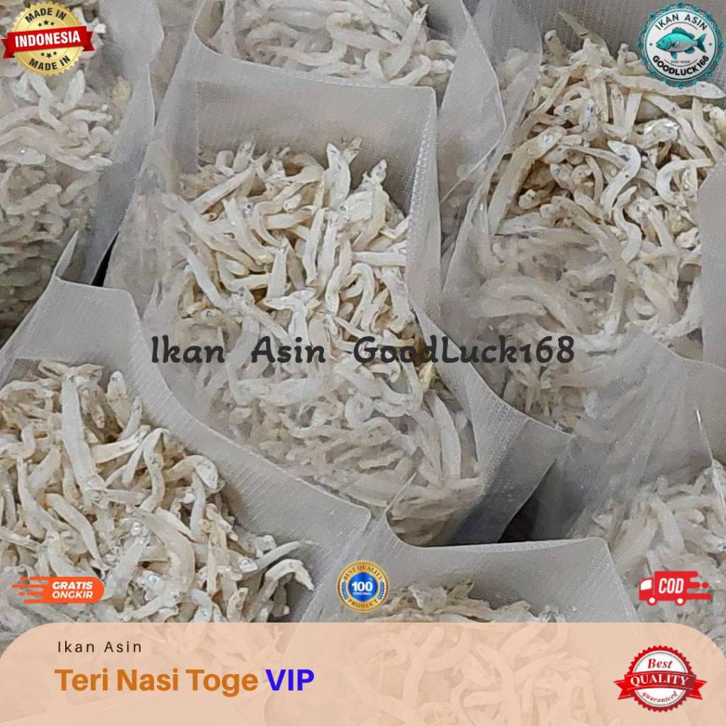 

Ikan Asin Teri Nasi Toge VIP | Teri Toge | TN Toge | Teri Nasi Medan Tauge | Ikan Teri | Teri Asin