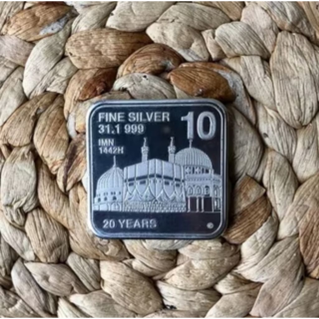 fine silver imn/logam mulia perak imn/10 dirham imn/khamsa imn/dirham imn/daniq