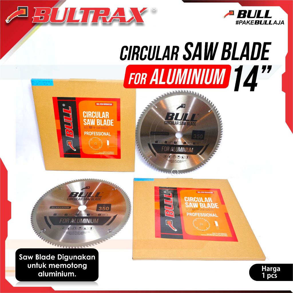 Bull aluminium circular saw blade 14 inch