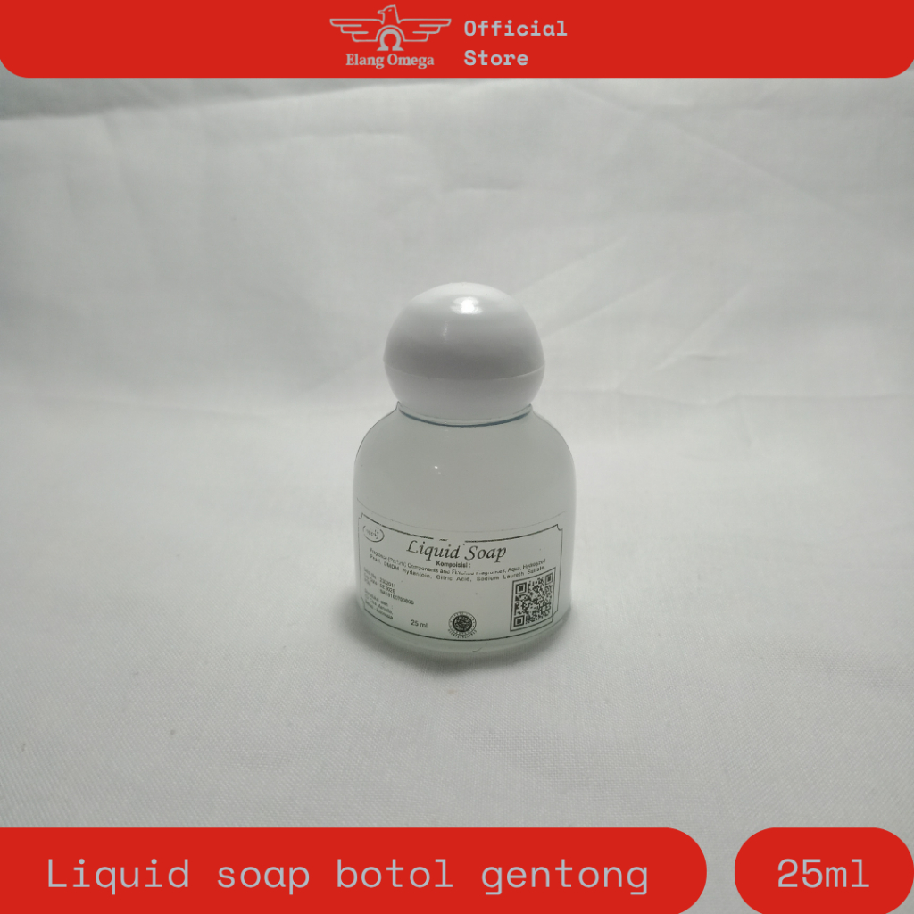 [100 pcs] Liquid soap botol gentong transparan 25ml sabun cair hotel / sabun mandi di hotel