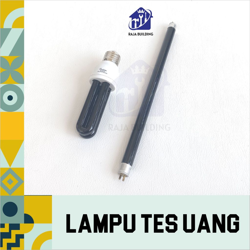 LAMPU TES UANG/LAMPU UV DETEKTOR UANG PALSU/LAMPU PLC UV/LAMPU PENDETEKSI UANG ASLI/UV MONEY PLC