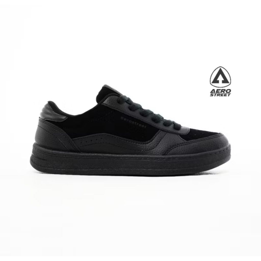 sepatu aero street austin full black.