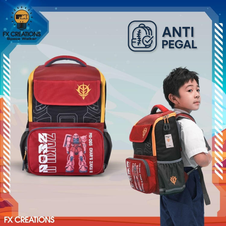 Ransel Sekolah Anak Anti Pegal MS-06S CHAR’S School Backpack FX Creations SNA242015AGS-89