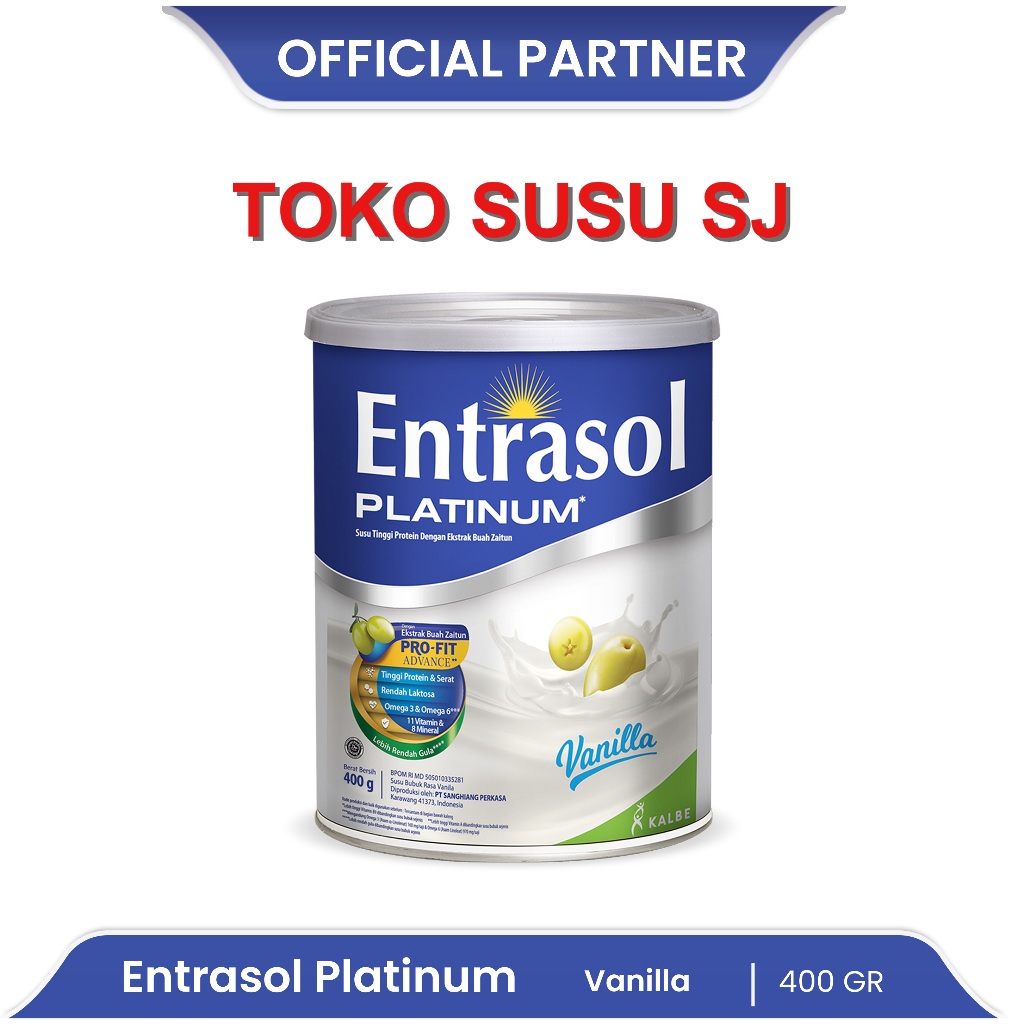 

ENTRASOL PLATINUM Vanila 400 gr/Coklat/VANILLA/400gr