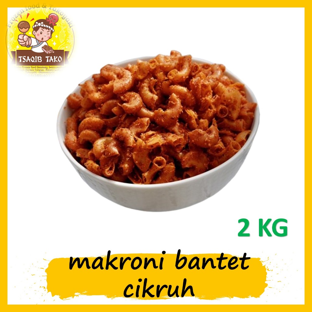 

Makroni BANTET Cikruh Pedas 500 gr GURIH PEDAS MAKARONI PIPA BANTAT