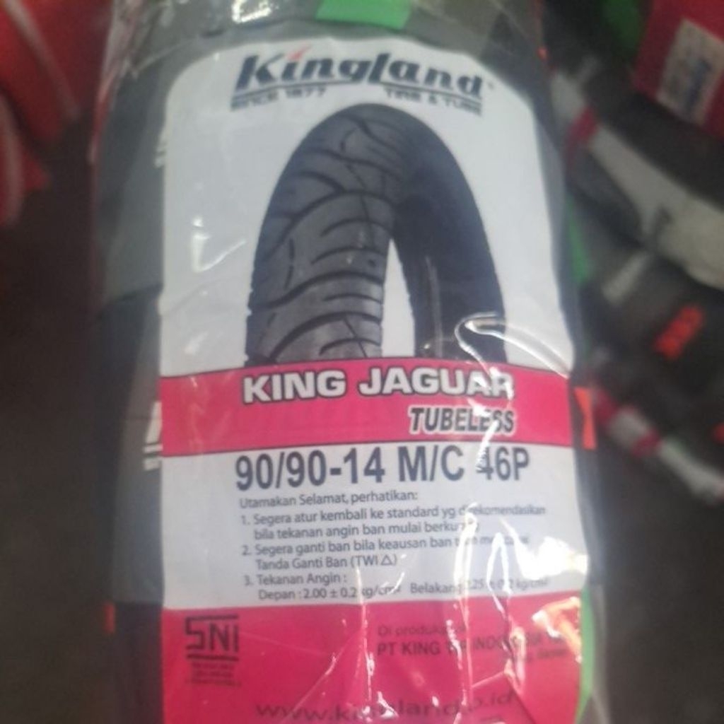 Ban Tubeless Kingland King Jaguar 90/90-14 Ring 14