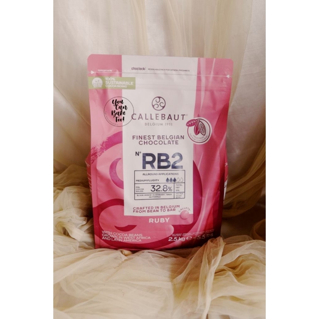 

Callebaut Ruby RB2 32,8% Belgian Chocolate 2.5kg