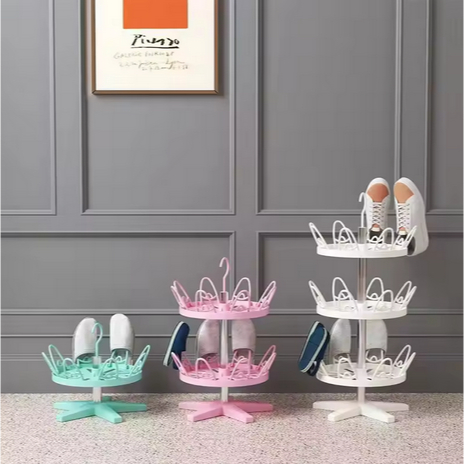 Rak Sepatu Plastik Susun Jemuran Hanger Gantungan Sepatu Sandal 2 Dan 3 Tingkat Rak Sepatu Plastik