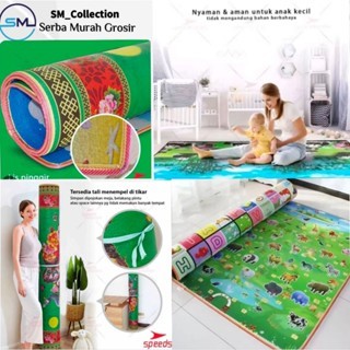 Tikar karpet spons karakter tikar gulung tikar spoon tikar eva karpet lantai/Spon sibuya  180X180