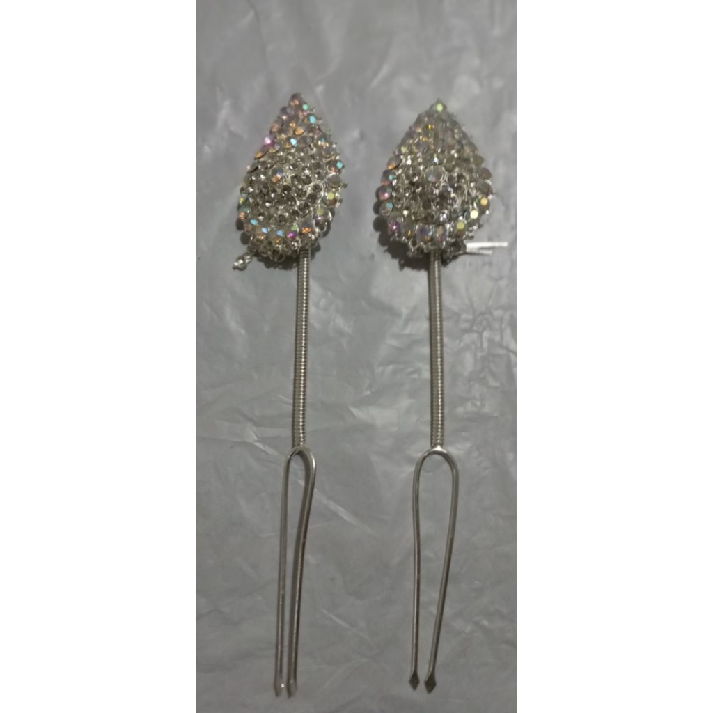 Mentul Salak Perak – Aksesoris Sanggul Pengantin Adat Jawa | Hiasan KepalaTradisional | Mentul Mante