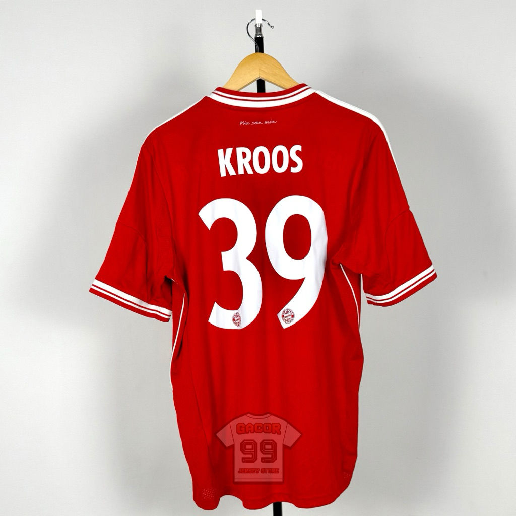Bayern Munchen 13/14 Home Jersey Original - Size L - NNS Kroos 39 + Bundesliga Patch