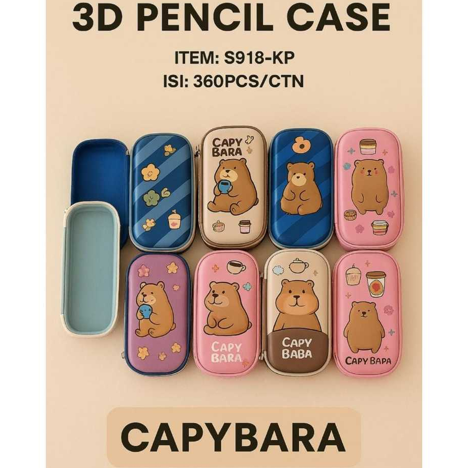 

Kotak Pensil 3D Anti Air/ Tempat pensil timbul 3D Karakter Lucu Bahan Eva Untuk Anak Laki-laki dan perempuan