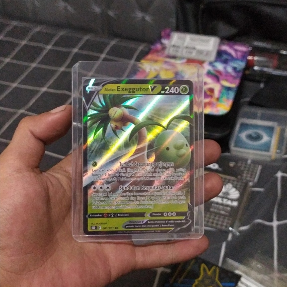 Kartu Pokemon ID Alolan Exeggutor V - Pokemon Go S10b 005/071 RR