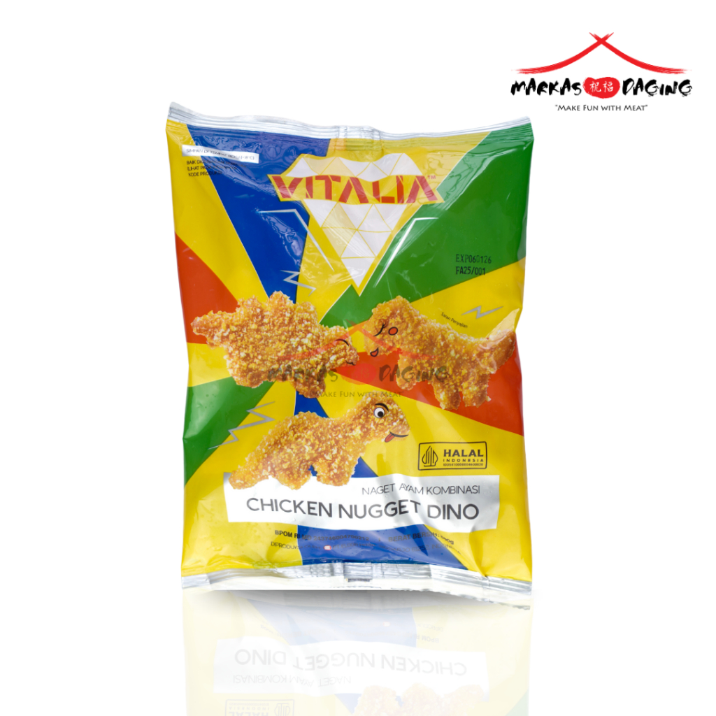 

VITALIA Chicken Nugget Dino 350gr – Markasdaging