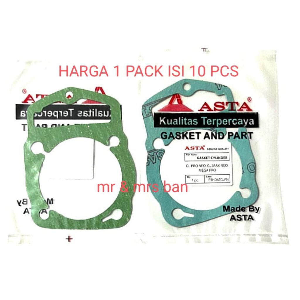 Paking blok / gasket cylinder GL PRO NEOTECH / GL MAX NEOTECH / MEGAPRO / TIGER asta