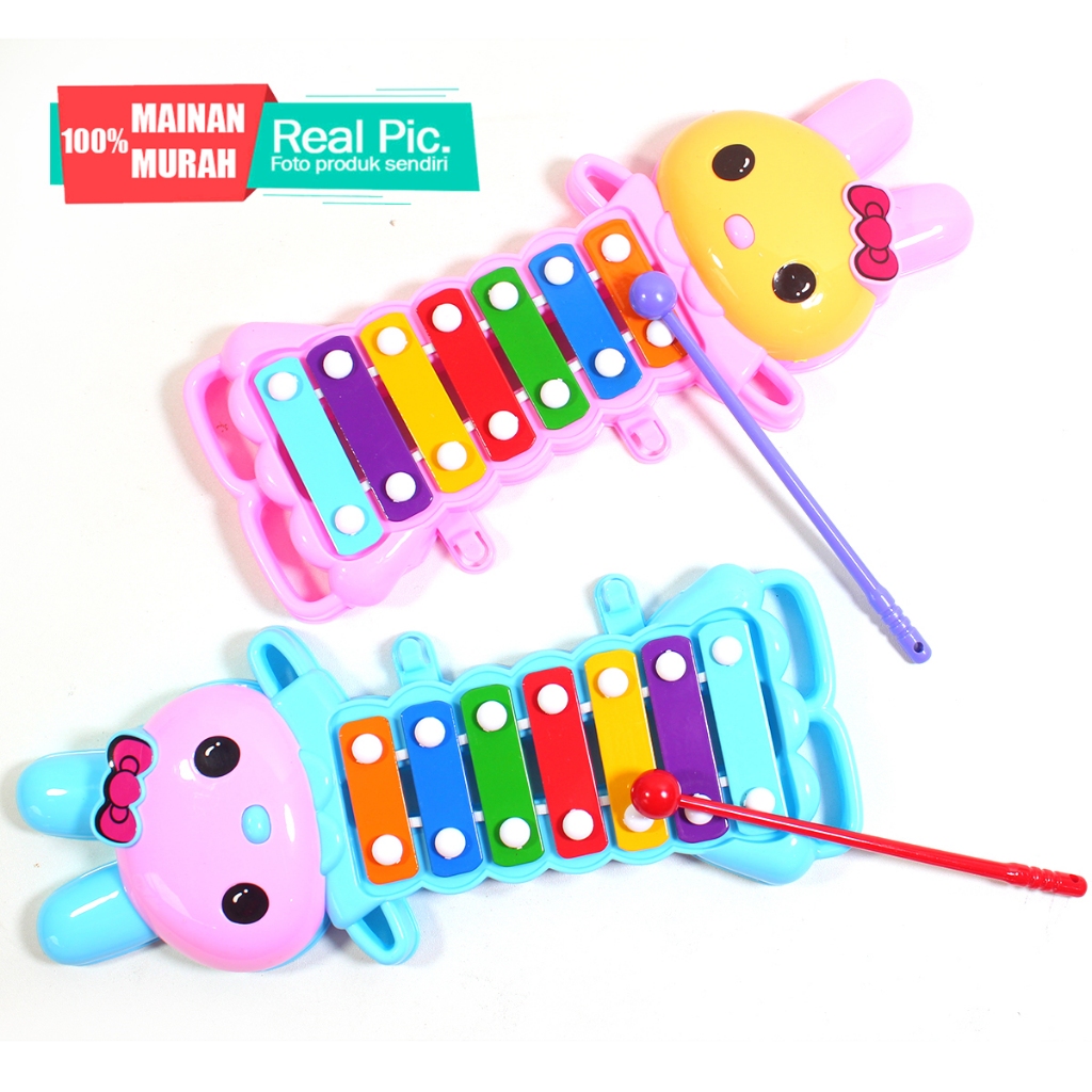 GROSIR MAINAN ANAK XYLOPHONE MELODY 8860A MAINAN EDUKASI BERMUSIK ANAK XYLOPHONE BERKARAKTER