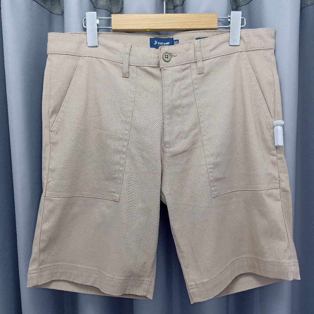 3SECOND - CELANA CHINOS PENDEK PRIA REGULAR FIT ORIGINAL 3SECOND