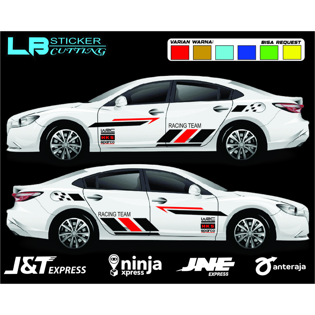 sticker cutting mobil sedan sticker cutting terbaru
