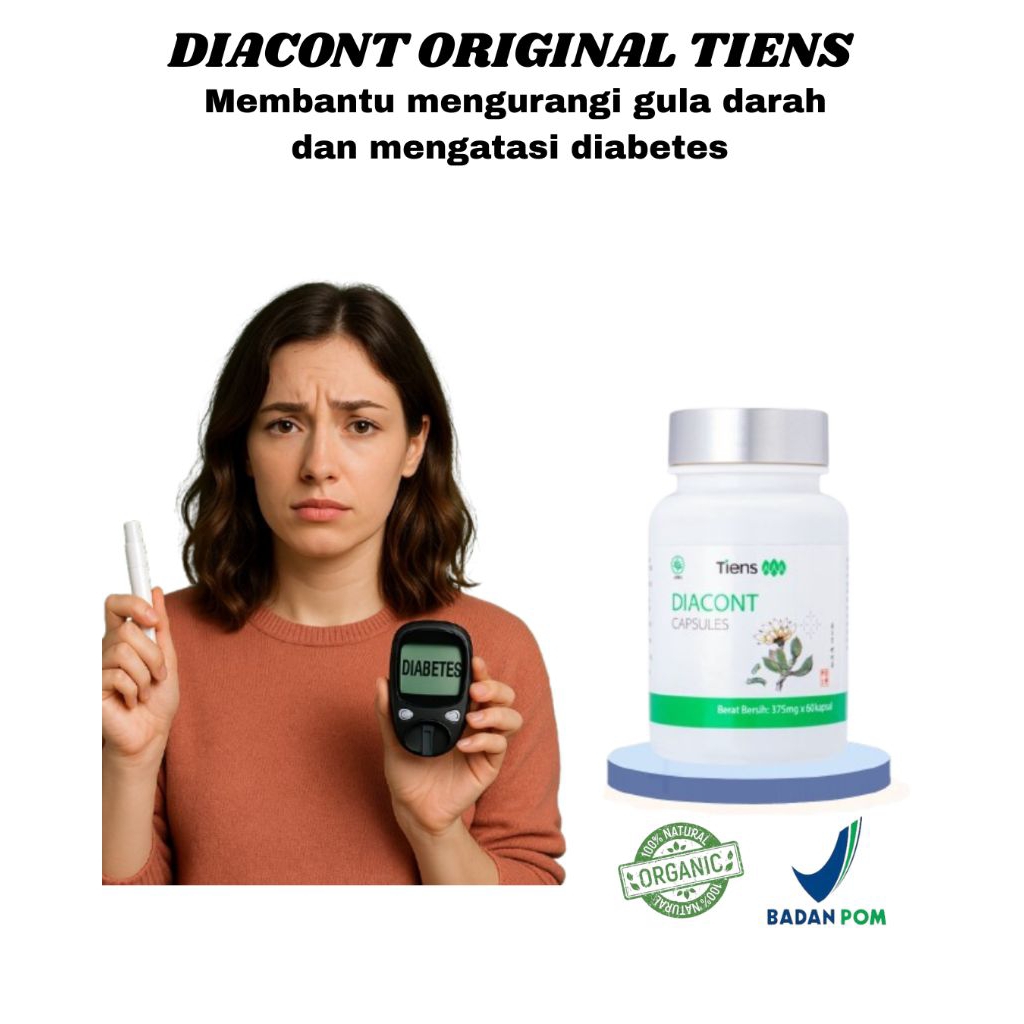 Herbal Antidiabetes Diacont Capsules - KapsulLabu China - Herbal China Diabetes - Diacont Antidiabet