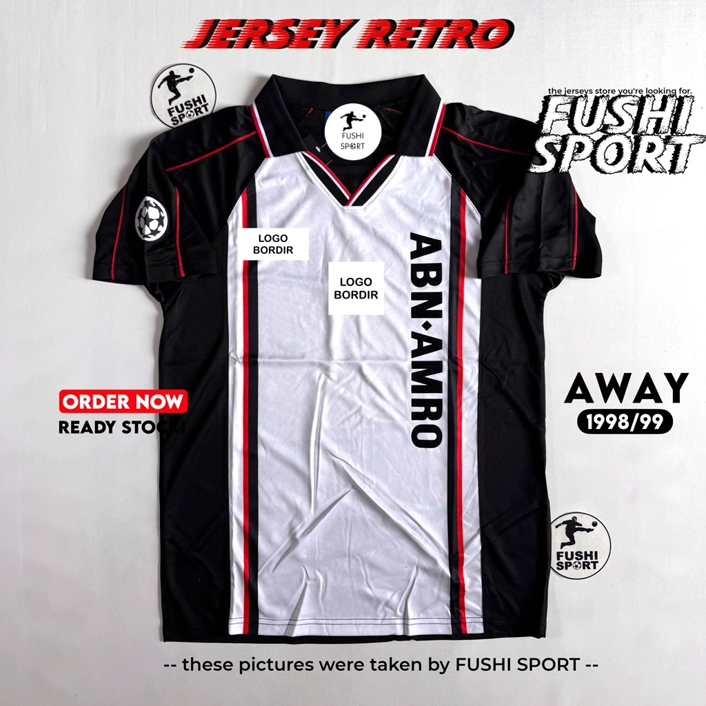 RETRO | Jersey Baju Bola Ajax Away 1998 1999