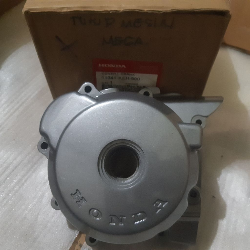 Cover Crankcase Bak Blok Kiri GL Pro Neotech Silver Ori Original 11341-KEH-900