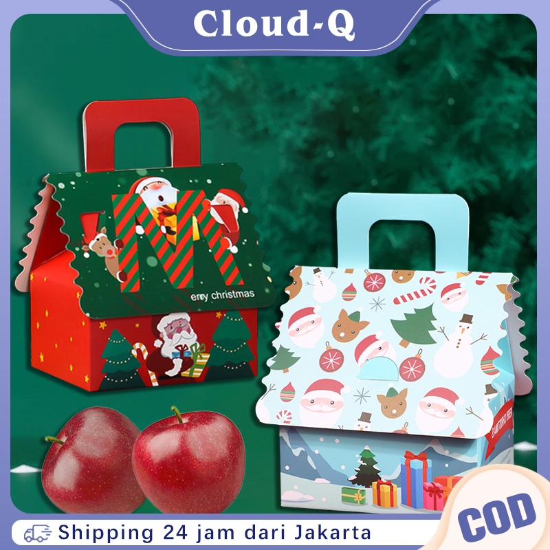 

Tas Hampers Natal Box Kue Kering Kotak Hadiah Box Christmas Hampers Paper Bag Natal