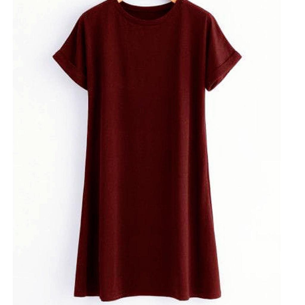 MHB (COD) KAOS DRESS JUMBO XXXL LD 130 - XXXXL LD 140 - DRESS POLOS - KAOS CEWEK - PAKAIAN WANITA