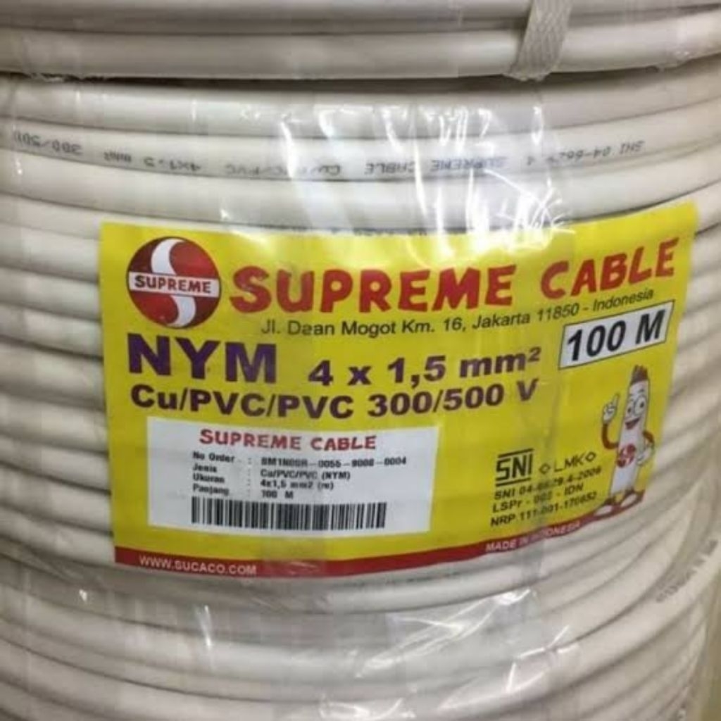 Kabel Supreme NYM 4 x 1.5 mm / NYM 4x1.5mm Supreme 100 meter
