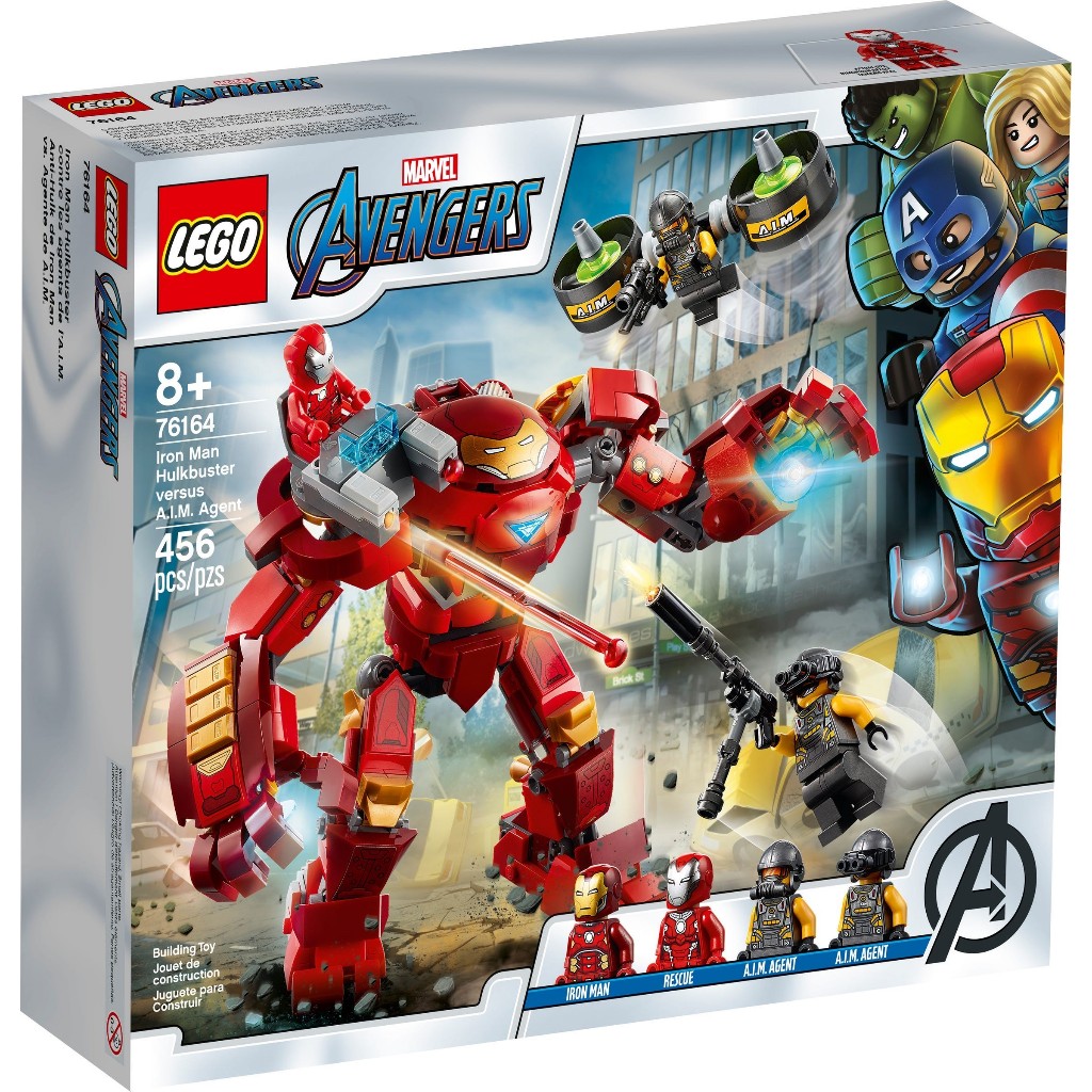 Lego Marvel 76164 Iron Man Super HeroesAvengers  Hulkbuster versus A.I.M. Agent