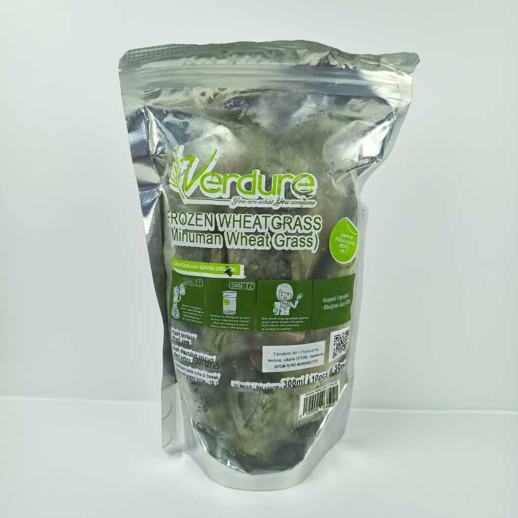 

Verdure Frozen Wheatgrass 300Ml 10pcs @30Ml