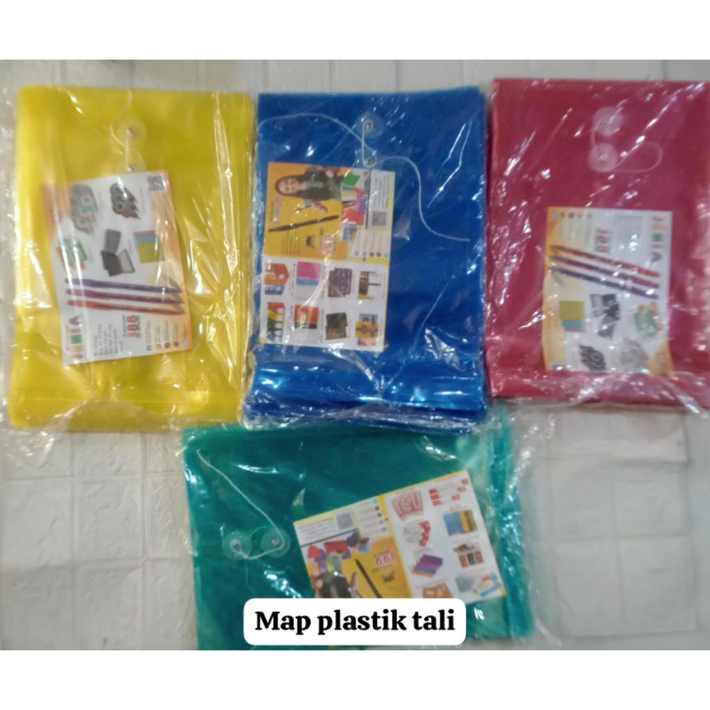 

map plastik tali perbungkus