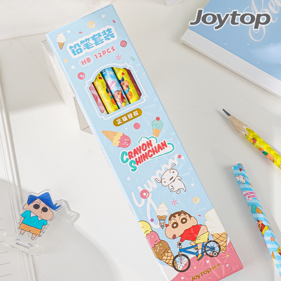 

JOYTOP 12PCS Pensil HB Alat Tulis Anak Crayon Shinchan/ Kids Stationery Back To School