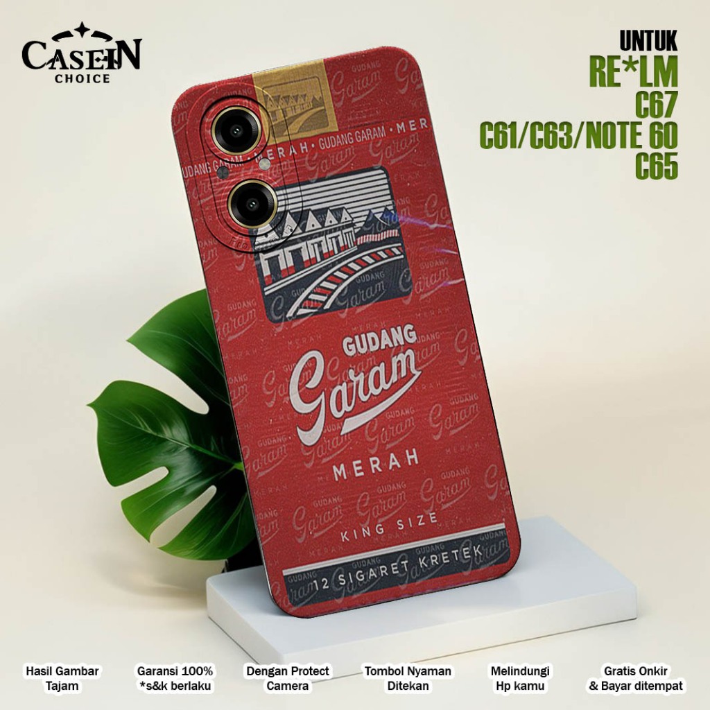 Casing REALME C61 C63 C65 C67 NOTE 60  - ROKOK 2 SOFTCASE PROCAMERA CASE HANDPHONE