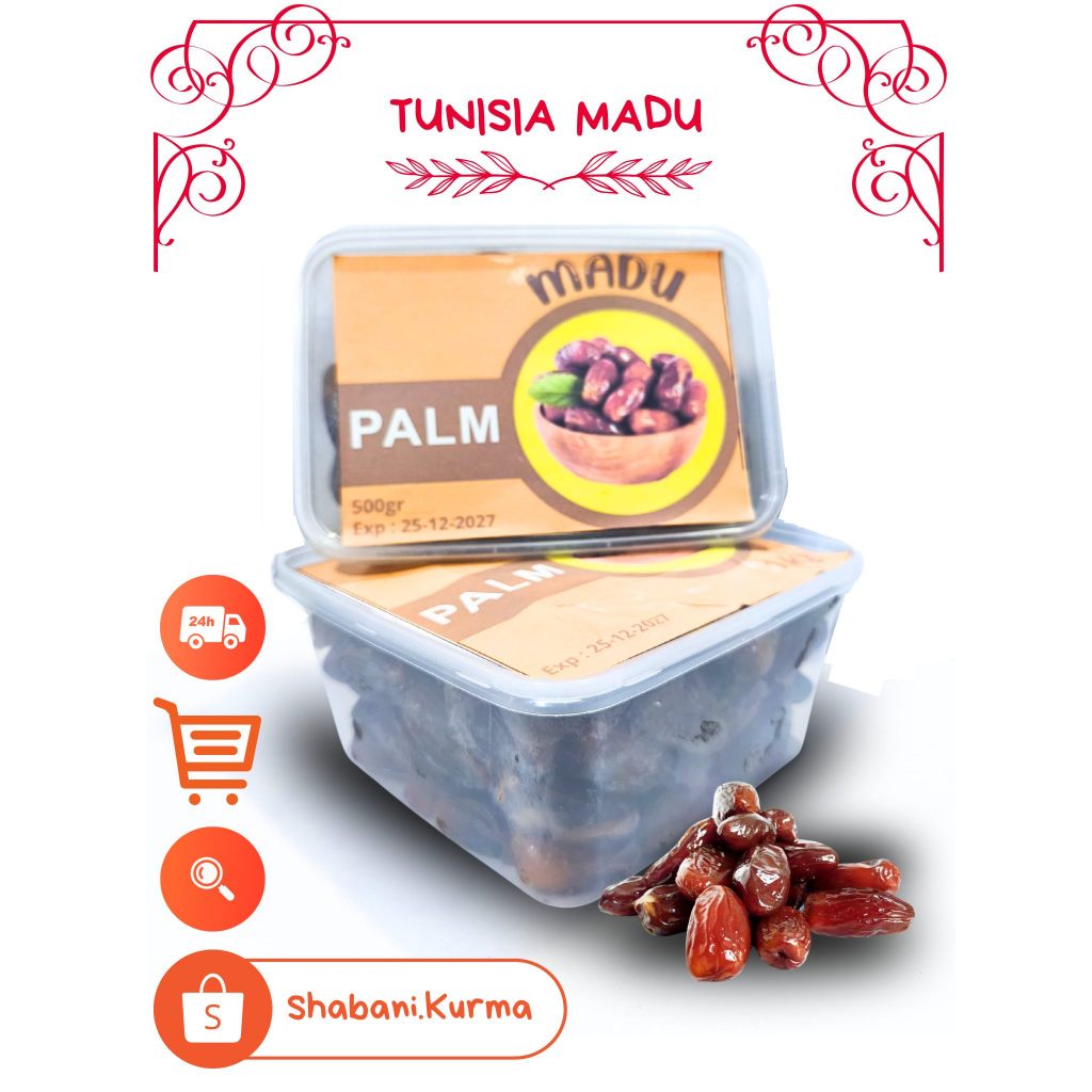 

KURMA TUNISIA MADU (GB) / TUNIS MADU/TUNISIA MADU PREMIUM/TUNIS MADU BARARI / KURMA BASAH / Elshanum