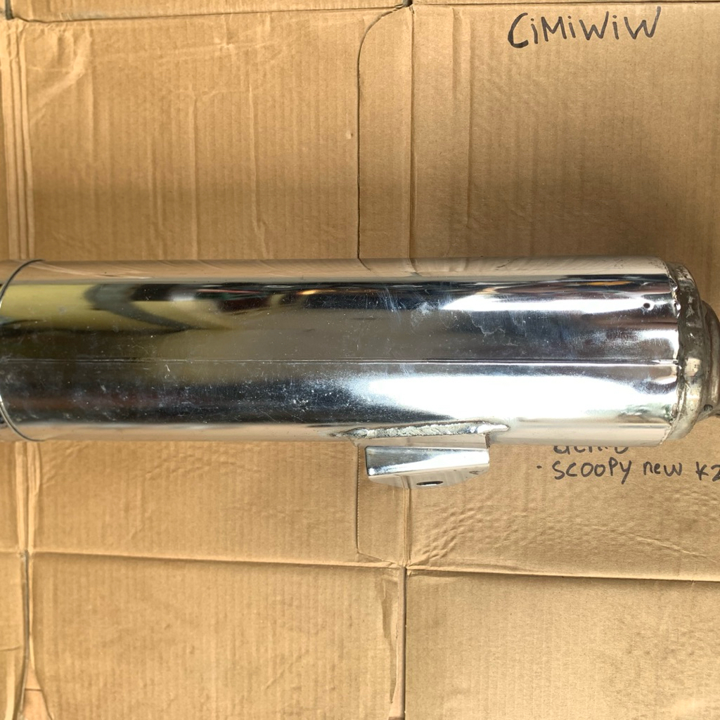 SELENCER KNALPOT KAWASAKI NINJA 250 KARBU ORIGINAL