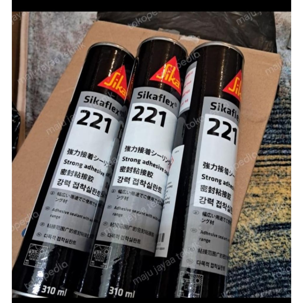 Sikaflex 221 Polyurethane Sealent - Hitam