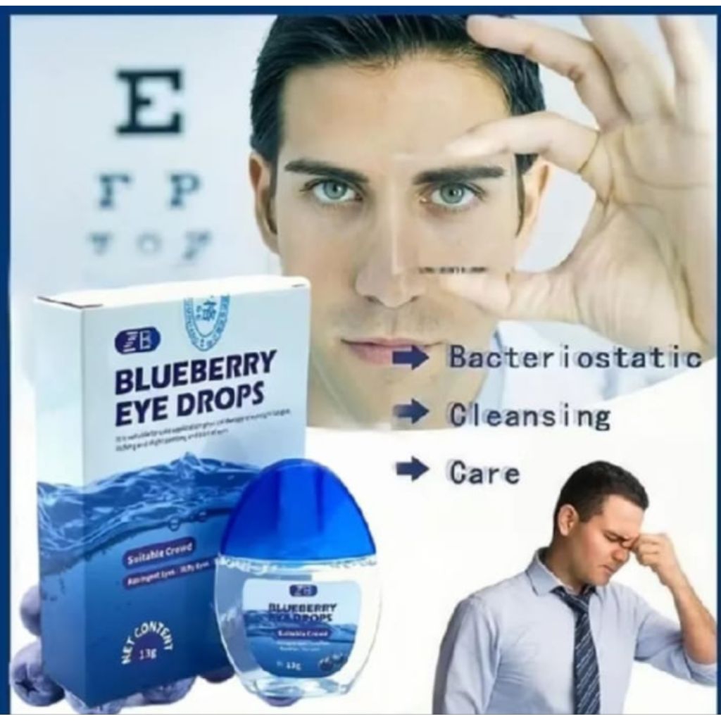 BLUEBERRY EYE DROPS (1 pcs) produk ini sangat bagus untuk mengatasi yang punya masalah mata, kering,