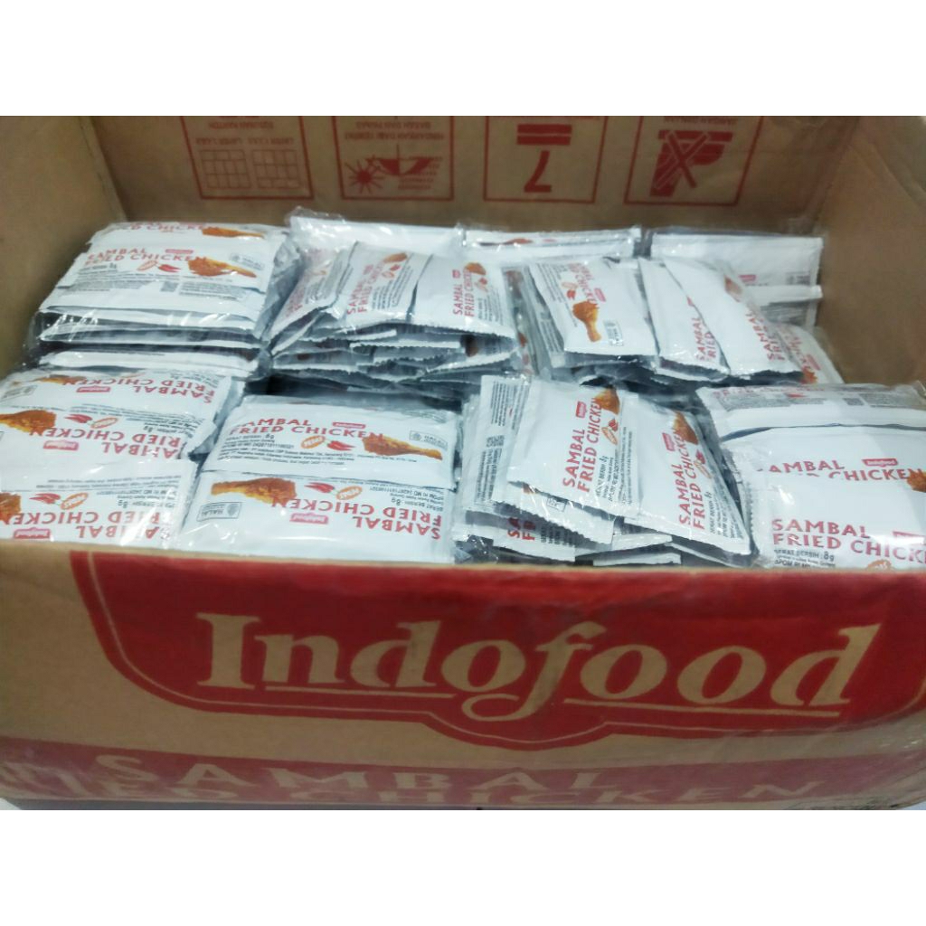 

Saos Indofood Fried Chicken Dus sudah dipotong